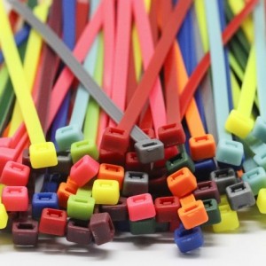  2.5mm x 200mm Mixed-colour Cable Ties 100pcs